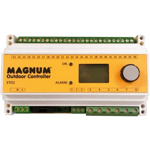 Magnum rail thermostaat temperatuur / vocht 3x16a 230v