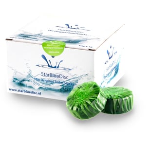 StarBlueDisc 12 stuks toiletblokjes halfjaar verpakking Groen