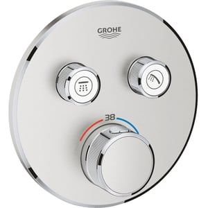 Grohe Grohtherm Smartcontrol Opbouwthermostaat Ø15,8 cm Supersteel