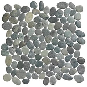 Vloertegel Terre d'Azur Stone 30x30x1,2 cm Zwart/Antracite 1M2