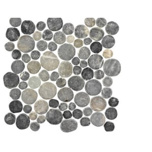 Vloertegel Terre d'Azur Coins 30x30x1 cm Antracite 1M2