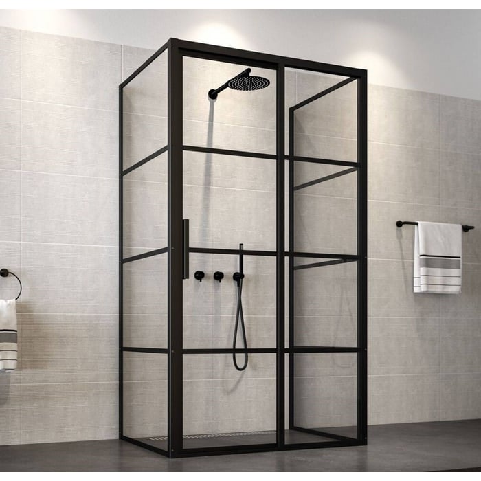 Sealskin SOHO Douchecabine 120x90 cm Uopstelling schuif tweedelig