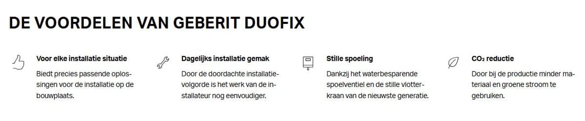DuoFix voordelen