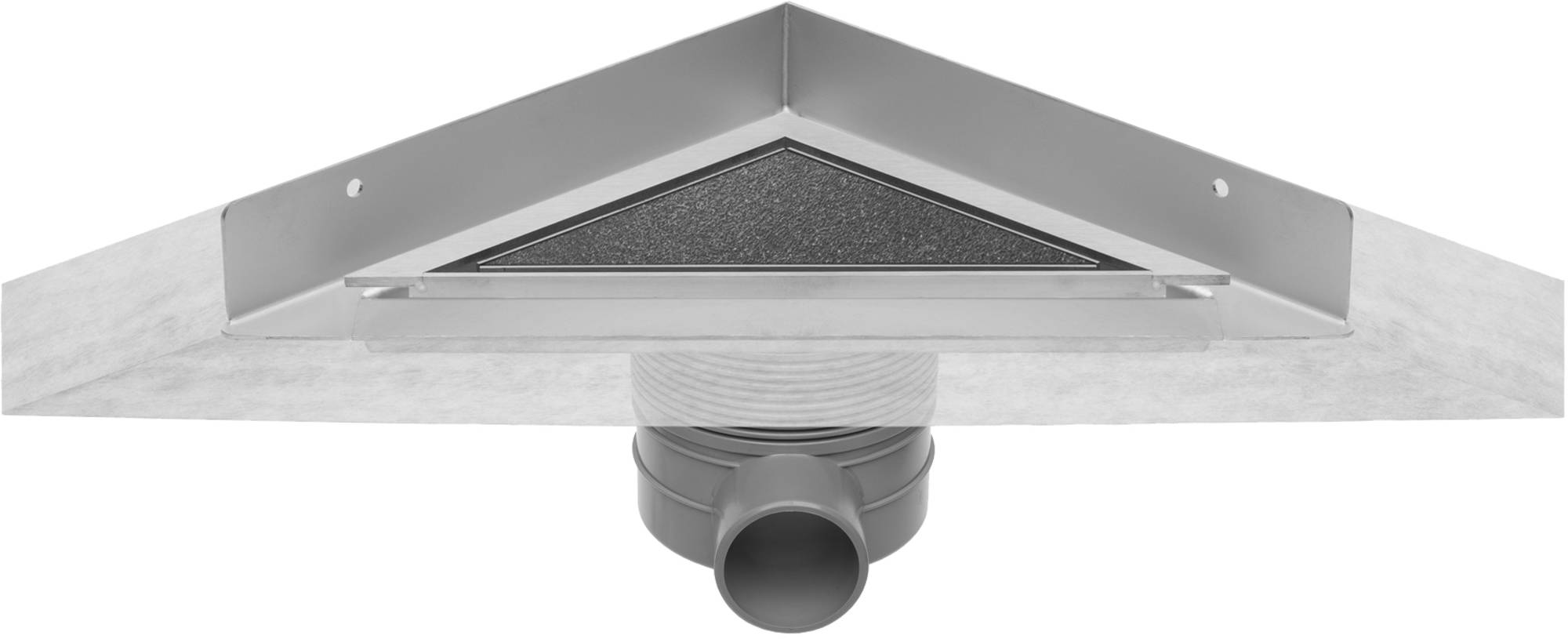 Easy Drain Aqua Jewels delta douchegoot 3hoek 20x20cm.zijuitl.3035