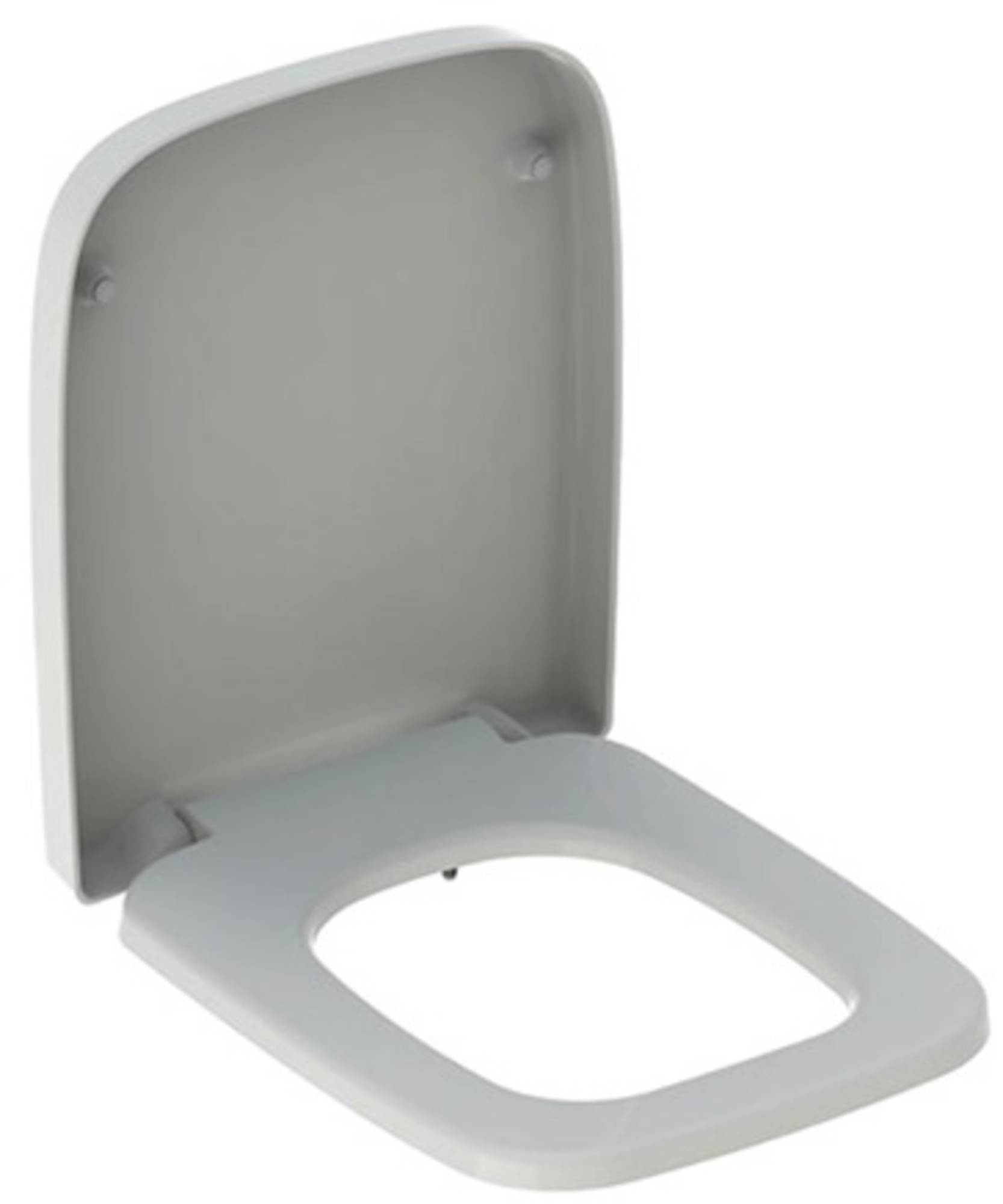 Bullseat® WC-bril Hoekig - Geschikt Voor Keramag Renova Nr. 1 Plan Met Softclose En Click N' Clean, Wit Duroplast