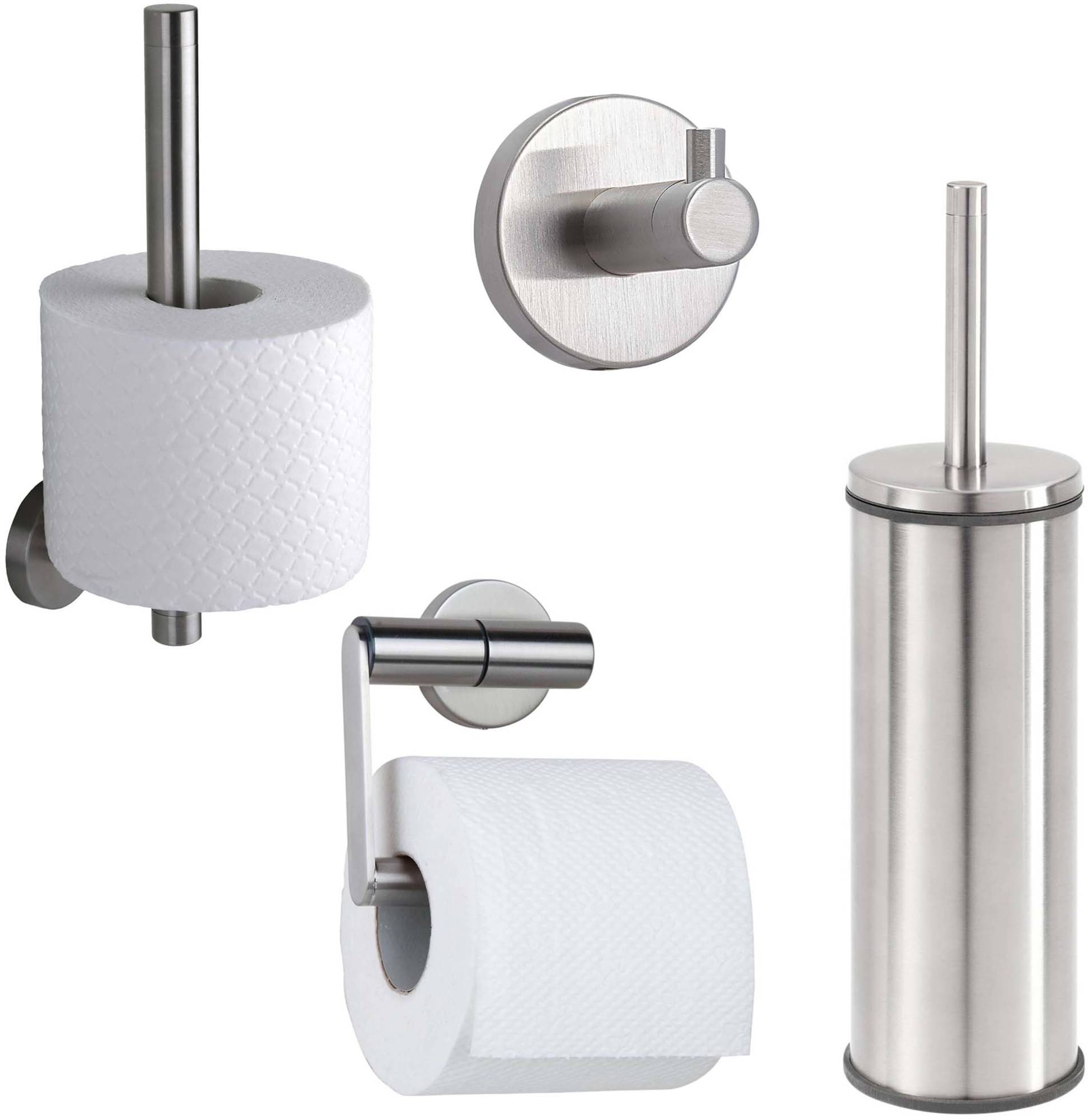 baseren Wijzigingen van kompas Tiger Boston toilet accessoireset 4-delig RVS geborsteld - Saniweb.nl