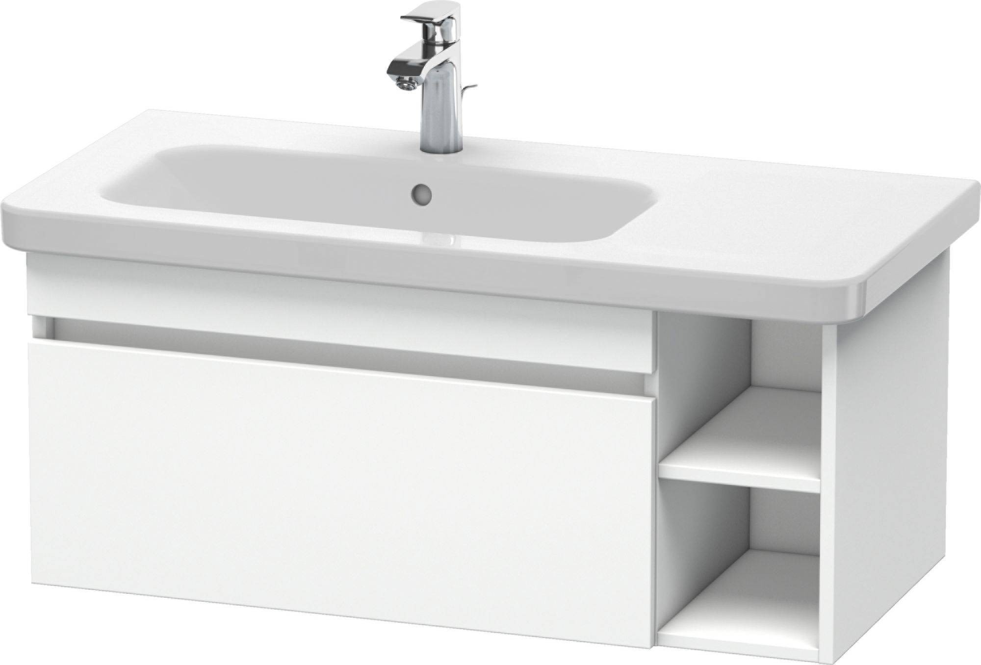 Duravit Durastyle Wastafelonderkast Links 93x44,8x39,8 cm Mat Wit