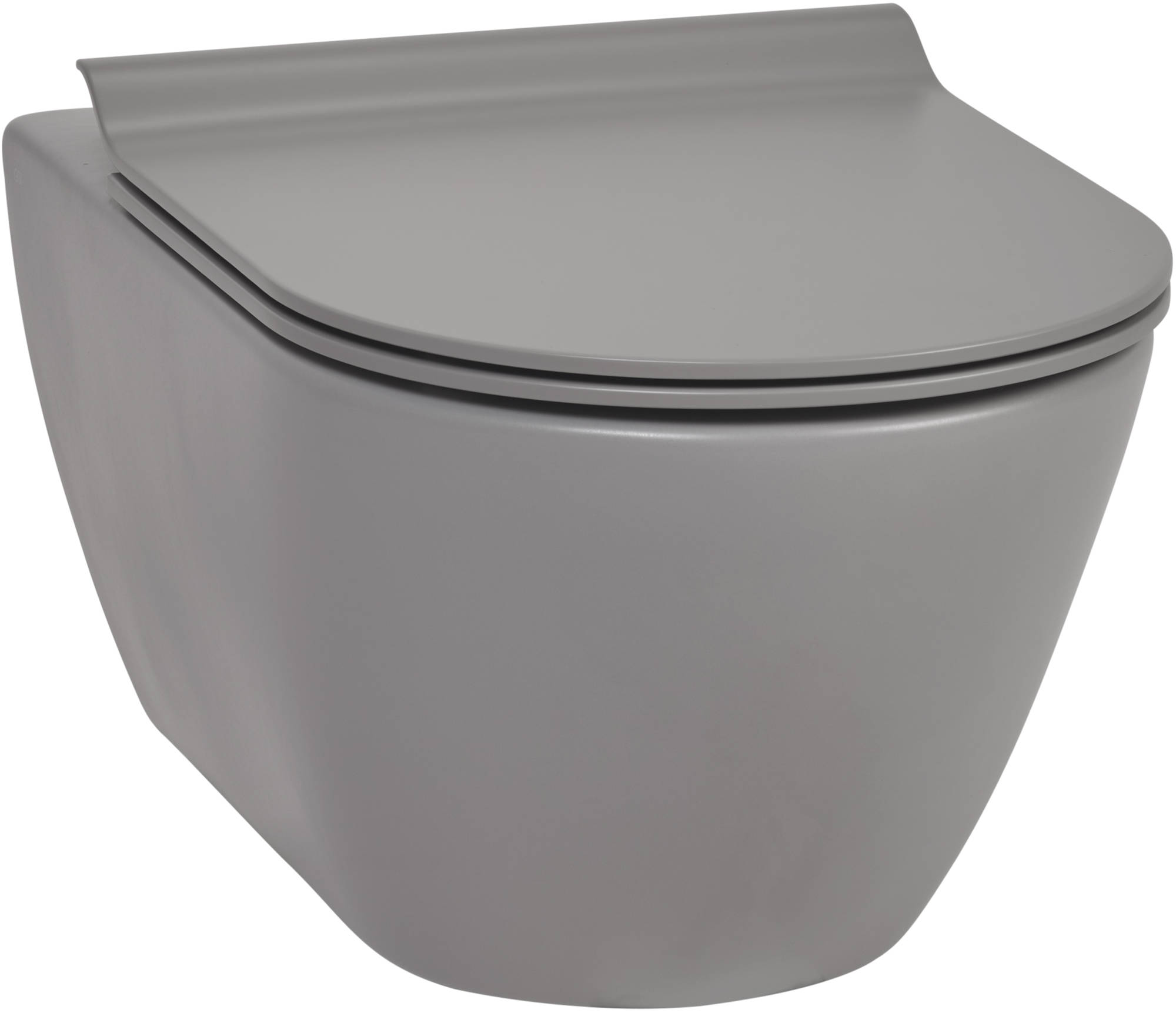 de eerste Toeschouwer Sterkte Ben Segno hangtoilet met toiletbril Xtra glaze+ Free flush beton grijs -  Saniweb.nl